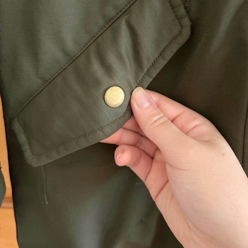 J.Crew Green Parka Primaloft Hooded Jacket - Picture 10 of 14